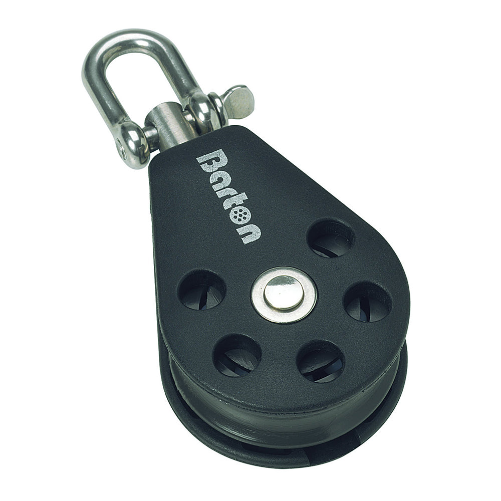Bloque giratorio simple Barton Marine tamaño 1 con arraigo [N01130]
