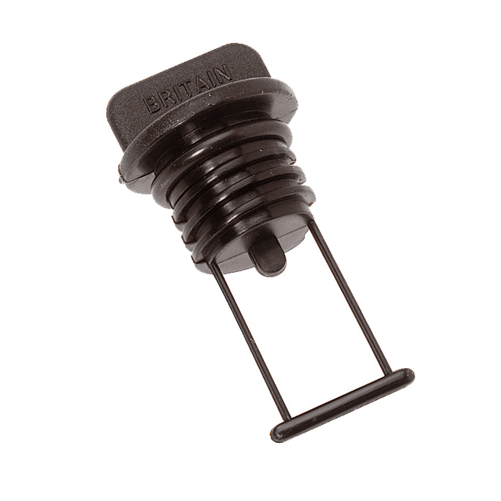 Tapón de drenaje marino Barton - Negro 15 mm (19/32