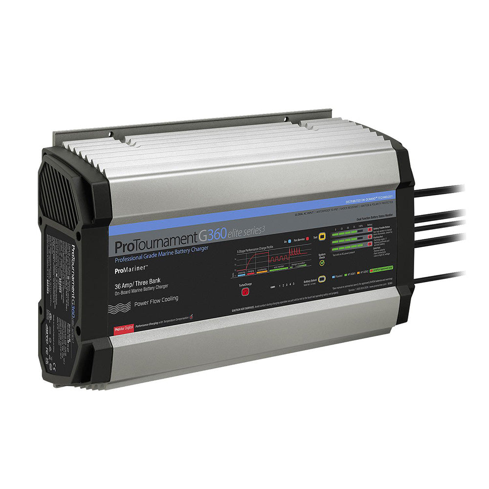 Cargador de batería ProMariner ProTournamentelite 360 - 3 bancos - Global/CZone [55363]
