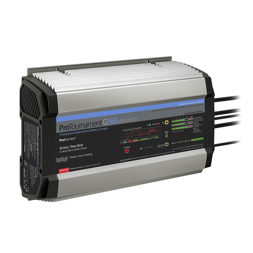 Cargador de batería ProMariner ProTournamentelite 360 - 3 bancos - Global/CZone [55363]