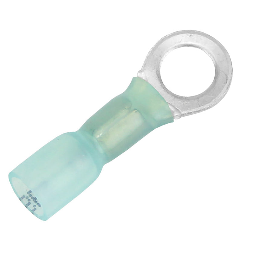 Terminal de anillo termorretráctil Pacer de 16-14 AWG - Tamaño de perno de 1/4