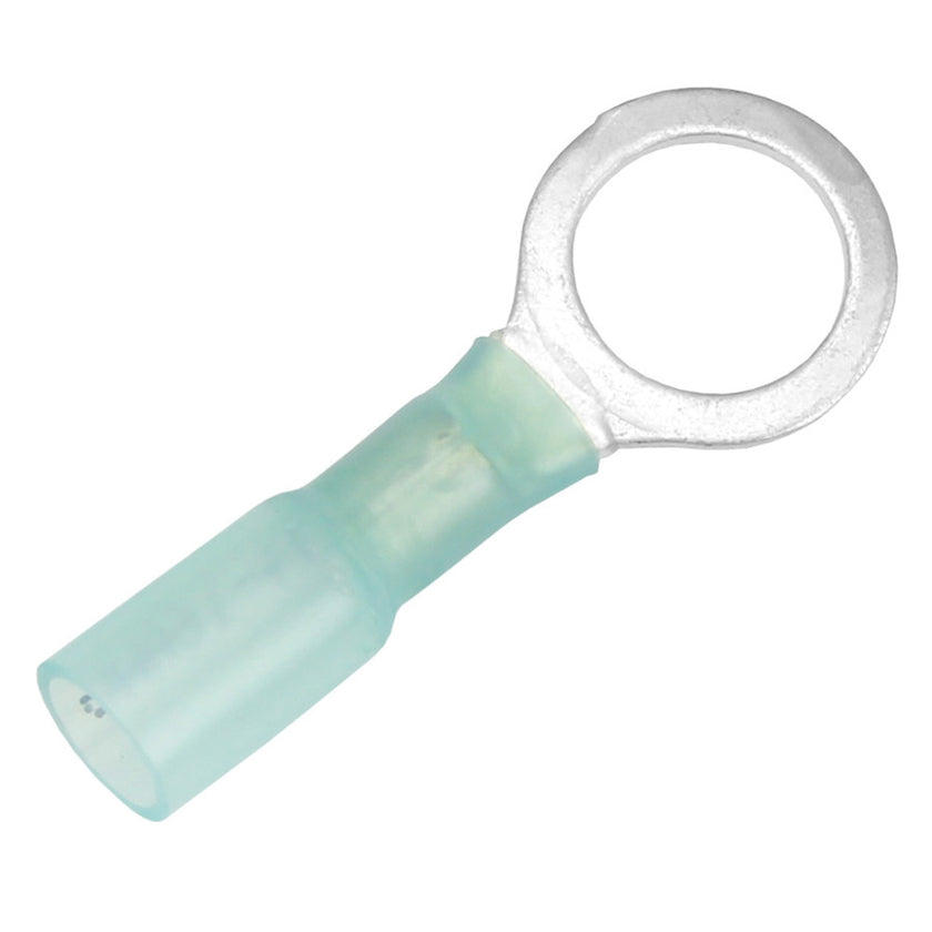 Terminal de anillo termorretráctil Pacer de 16-14 AWG - Tamaño de perno de 3/8