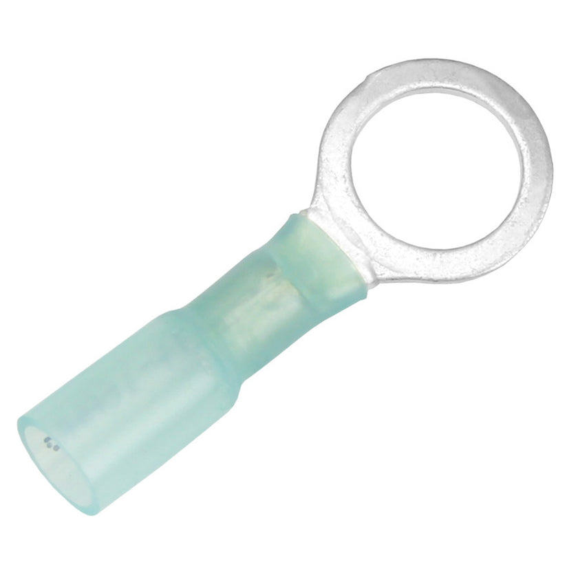 Terminal de anillo termorretráctil Pacer de 16-14 AWG - Tamaño de perno de 3/8