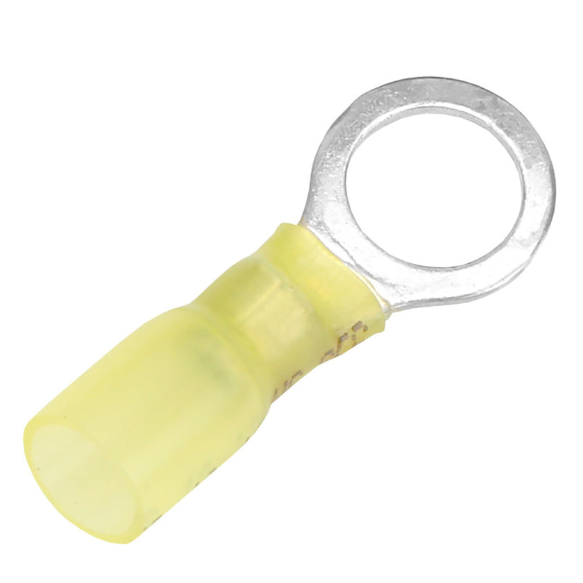 Terminal de anillo termorretráctil Pacer de 12-10 AWG - Tamaño de perno de 3/8