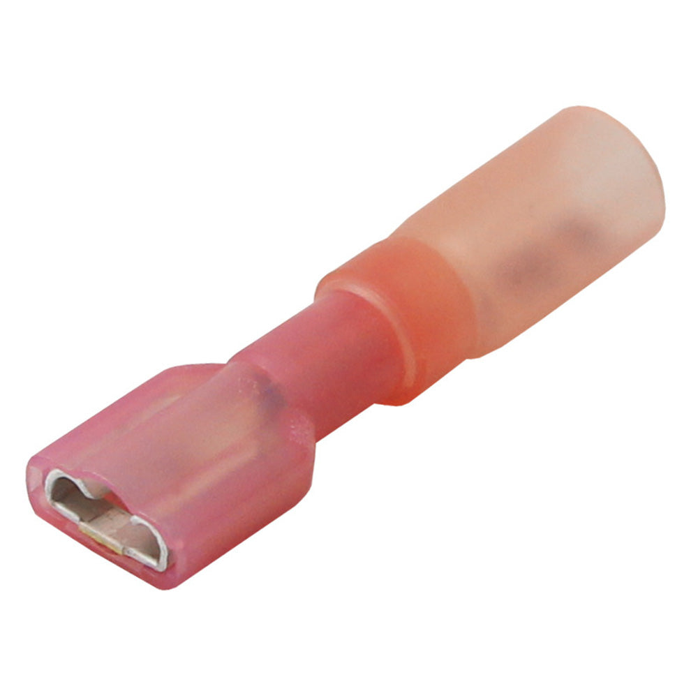 Conector termorretráctil Pacer de 22-18 AWG (desconexión hembra) - Paquete de 25 [TDE18-250FI-25]