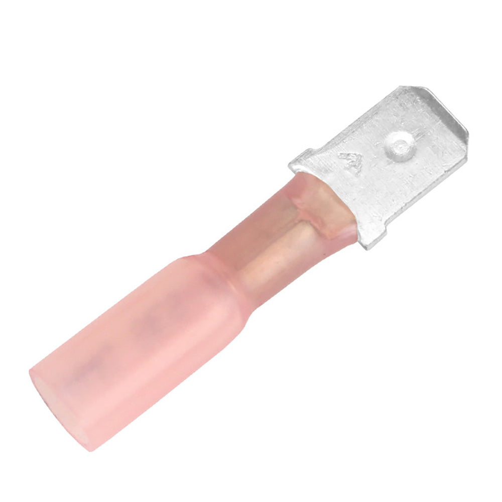 Cable de desconexión macho termorretráctil Pacer de 22-18 AWG - Paquete de 25 [TDE18-250M-25]