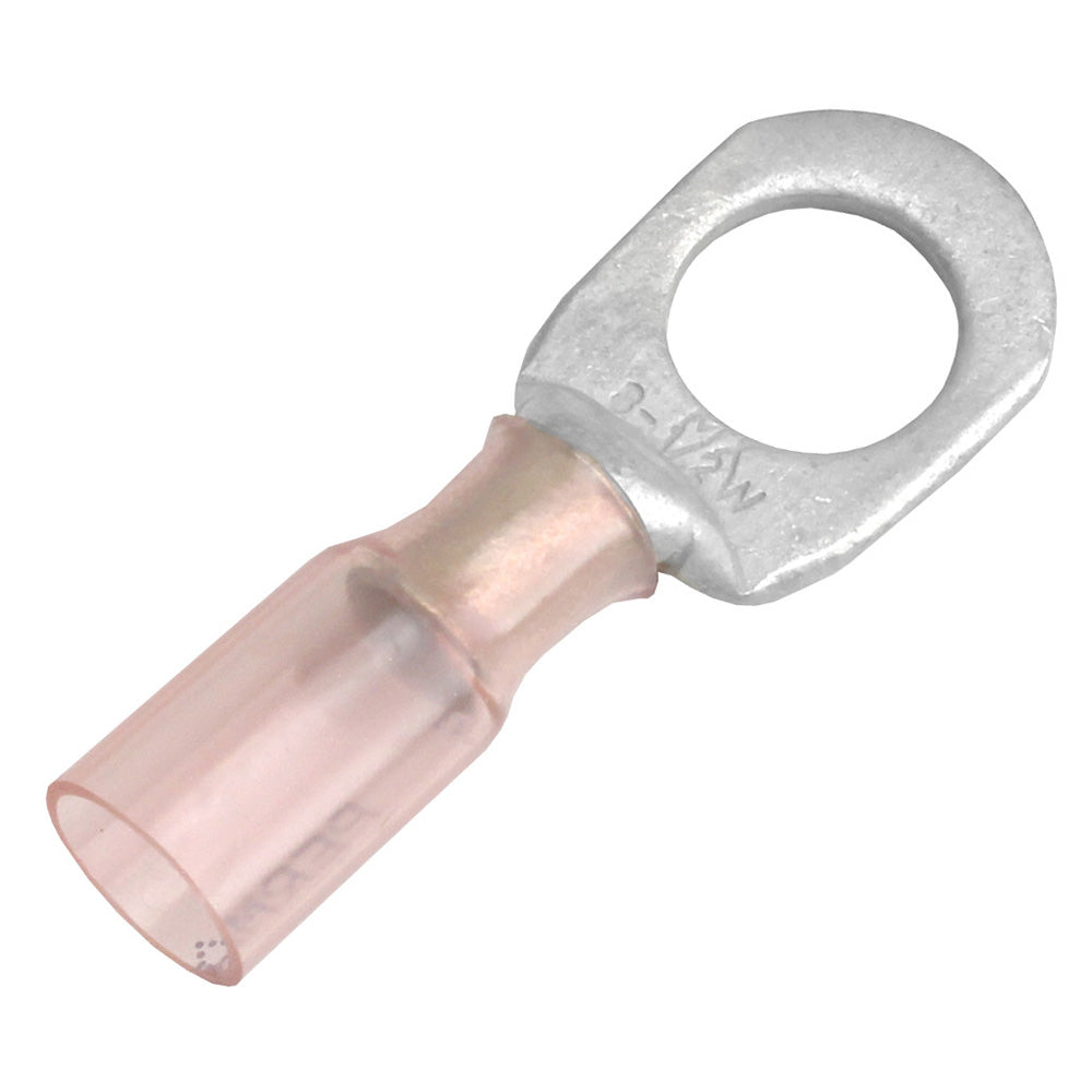Terminal de anillo termorretráctil Pacer de 8 AWG - Tamaño de perno de 1/2