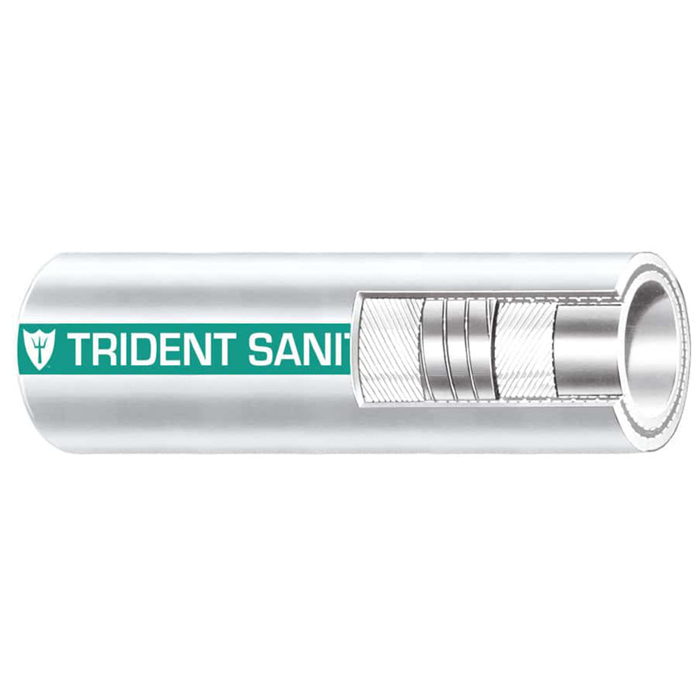 Manguera sanitaria marina premium Trident Marine de 1-1/2