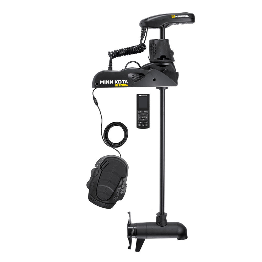Motor de arrastre Minn Kota Ulterra 80 con control remoto inalámbrico - CHIRP de doble espectro - 24 V - 80 lb - 45